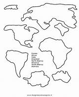 Pangea Nazioni Geografiche Cartine Disegnidacoloraregratis sketch template