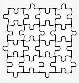 Puzzle Autism Piece Coloring Pieces Simplistic Many Clipart Instructive Pngitem sketch template