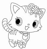 Coloring Pages Jewelpet Popular sketch template