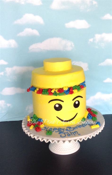 lego head cake cakecentralcom