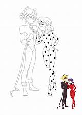 Miraculous Ladybug Coloriage Sheets Coloring1 Amoureux sketch template
