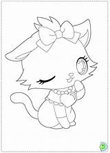 Coloring Jewelpet Dinokids Pages Print Printable Close sketch template