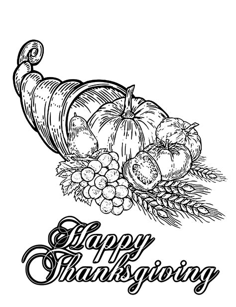 thanksgiving coloring pages   thanksgiving kids coloring pages