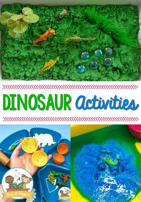 dinosaur theme activities  preschoolers pre  pages