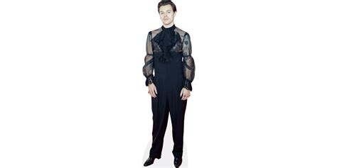 harry styles black outfit cardboard cutout celebrity cutouts