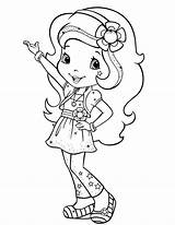 Coloring Shortcake Strawberry Pages Princess Getcolorings sketch template