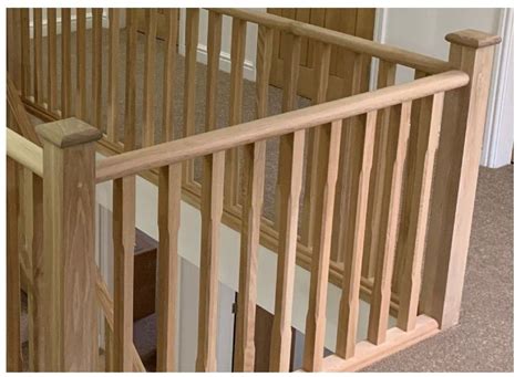 pin  helen rock  hallway oak handrail handrail design handrail