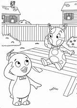 Backyardigans Coloring Pages Printable Kids sketch template