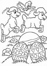 Ostern Pasen Pasqua Colorat Kleurplaat Kleurplaten Stampare Desene Colorear Pasti Animaatjes Planse Malvorlage Animale P206 Pascuas Paaseieren Pecorelle Uova Dagen sketch template