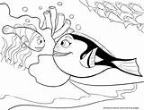 Nemo Coloring Pages Finding Dory Fish Marlin Crush Outline Squirt Bruce Disney Printable Pdf Print Color Getdrawings Drawing Characters Getcolorings sketch template