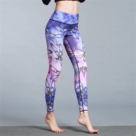 slimming waist yoga pants high quality tight colorful yoga pants buy