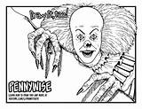 Pennywise Clown Ausmalen Tutorial sketch template