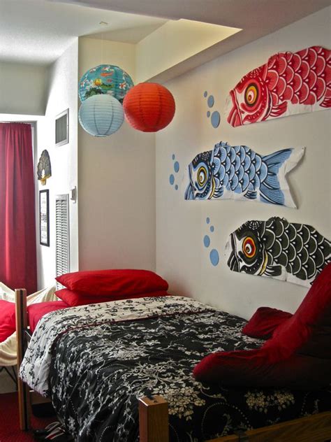 the lovely side amy s colorful asian influenced dorm at northeastern inboston in 2019 dorm
