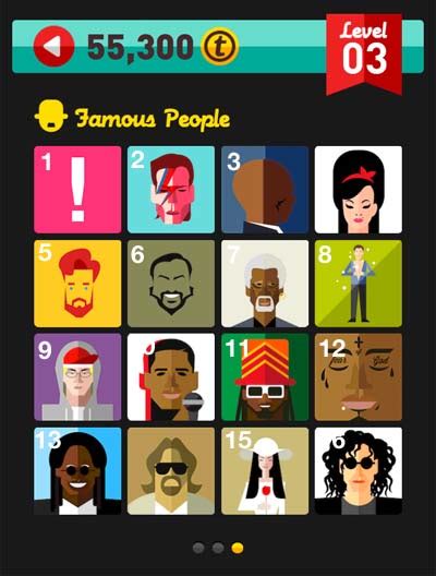 icon pop quiz answers famous people level 3 pt 3 icon