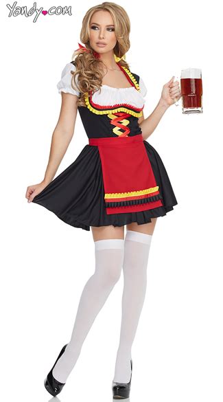 Flirty German Girl Beer Costume Sexy Beer Costumes Adult German Girl