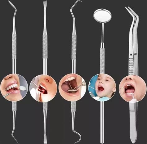 bolcom louzir uitgebreide rvs tandarts set  delig met etui