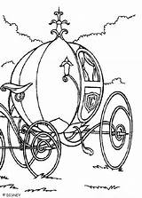 Cinderella Coloring Carriage Pages Popular sketch template