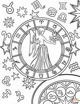 Coloring Zodiac Virgo Pages Sign Signs Printable Aries Para Drawing Signos Star Book Pintar Imprimir Colorir Books Popular Getdrawings Supercoloring sketch template
