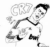 Cristiano Cr7 Neymar Colorear Messi Oklm Soccer Primaire Psg Desenho Joueur Raskrasil Sketchite Famosos Espagnol Barcelone Maillot sketch template