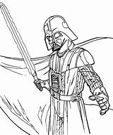 Darth Vader Wars Star Lightsaber Drawing His Pages2color Pages Cookie Copyright Getdrawings sketch template