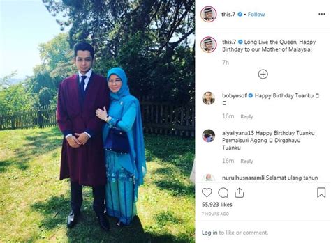 Tengku Hassanal Ucap Hari Lahir Buat Tunku Azizah Netizen Confident