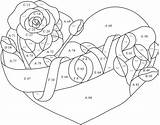 Glass Stained Heart Patterns Coloring Pages Stain Board Designs Mosaic Valentine Choose Round sketch template