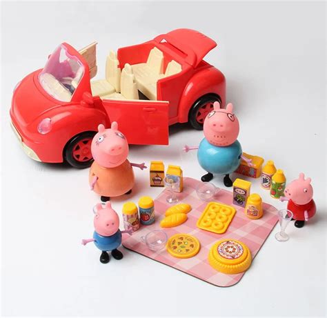 pcsset plastic pig toys action figures car camping pig toy pvc