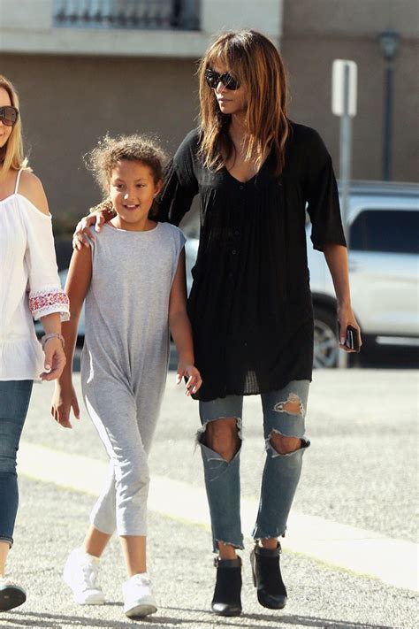 Halle Berry And Daughter Nahla Aubry Sandra Rose