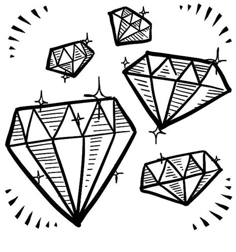 diamonds coloring pages coloring home