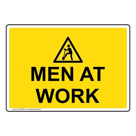 men  work sign  symbol nhe