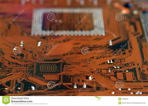 circuit stock image image  hardware micro closeup