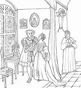 Tudor Coloring Boleyn Consorts Exquisite Sneak Manuscripts Peeks Sixteenth Fifteenth sketch template