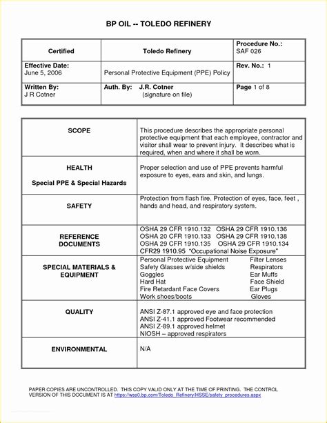 sop template   standard operating procedure quotes quotesgram