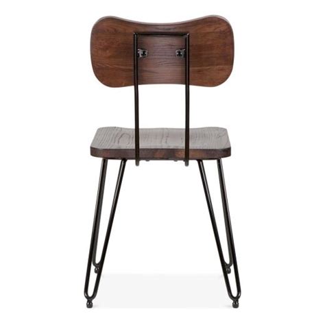 susa metal hairpin dining chair black minimalist chair