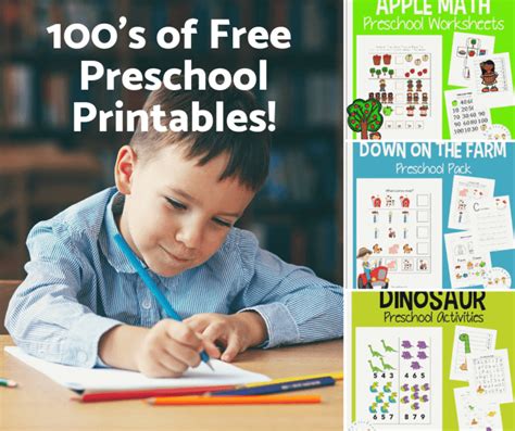 preschool printables   homeschool preschool