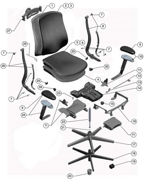 herman miller celle chair parts authorized retailer  warranty service center aeron mirra