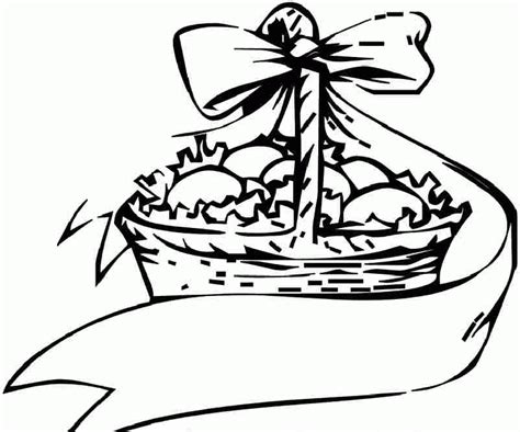 kids coloring easter coloring pages easter basket  easter