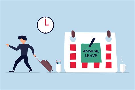 annual leave vector art icons  graphics