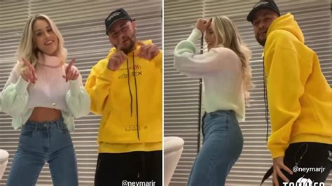 neymar faz vídeo dançando o hit não não vou com modelo