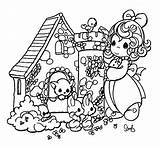 Coloring Pages Precious Moments House Little Girl Her Doll Animals Animal Angel Printable Print Color Kids Coloringbook4kids 為孩子的色頁 sketch template
