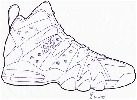 tennis shoe coloring sheets air jordan shoes coloring pages  learn