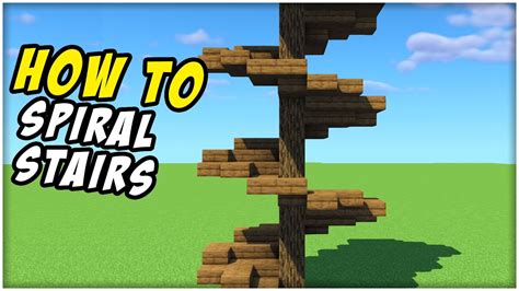 spiral staircase minecraft tutorial minecraft double helix stairs   step  making