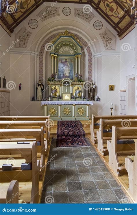 interior   small chapel stock photo image  catholic chantry