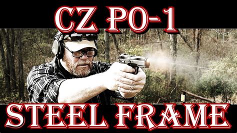 cz p  steel frame range review edc tank youtube