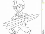 Coloring Construction Worker Pages Printable Workers Getcolorings Community Getdrawings Colorings sketch template