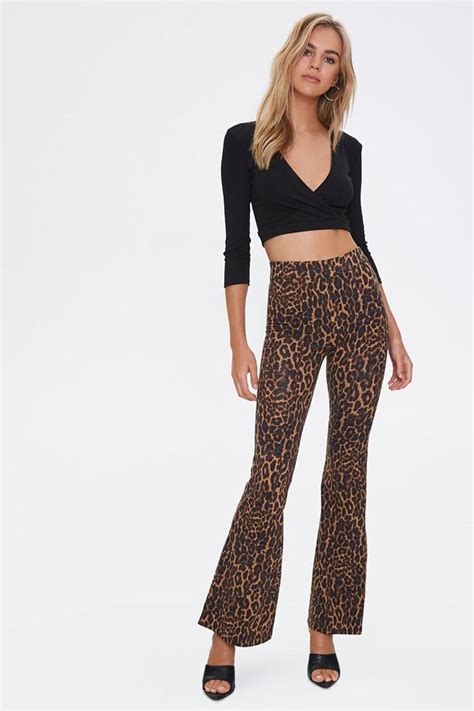leopard flare pants   flare pants pants flares