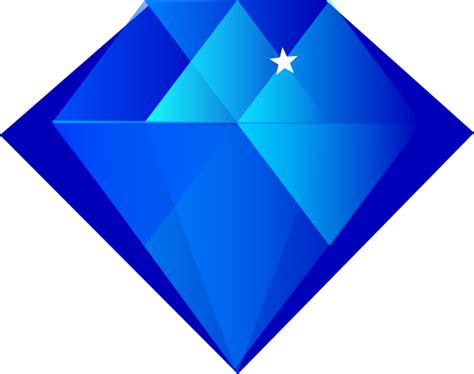 blue diamond clip art at vector clip art