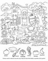 Hidden Coloring Printable Pages Kids Objects Object Atividades Worksheets Para Etsy Color Printables Educação Infantil Garden Percepção Visual Sketchite Il sketch template