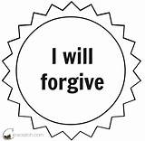 Forgiveness sketch template