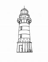 Lighthouse Coloring Pages Printable Line Kids Drawing Drawings Colouring Color Getdrawings Bestcoloringpagesforkids Paintingvalley sketch template